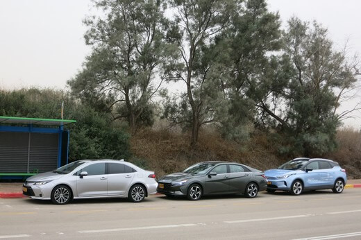 מבחן השוואתי: טויוטה קורולה, יונדאי אלנטרה וגילי גיאומטרי C